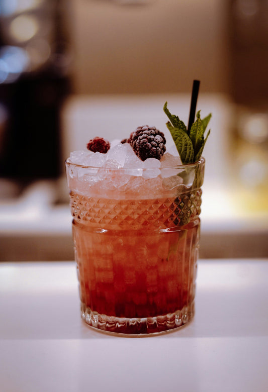 Italian Raspberry Mojito